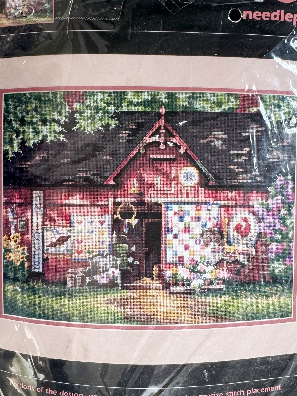 Dimensions Vintage Antique Barn Needlepoint Kit - Paul Landry - Picture 3 of 6